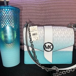 Brand new Michael Kors bag & matching Starbucks cup